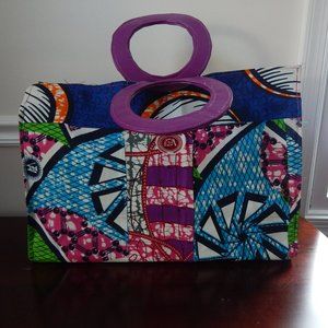 African Print purse
